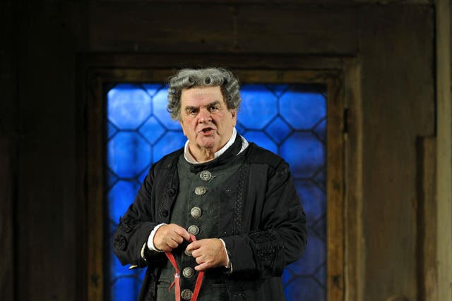 Alan Opie as Doctor Bartolo in ENO's 'The Barber of Seville'
