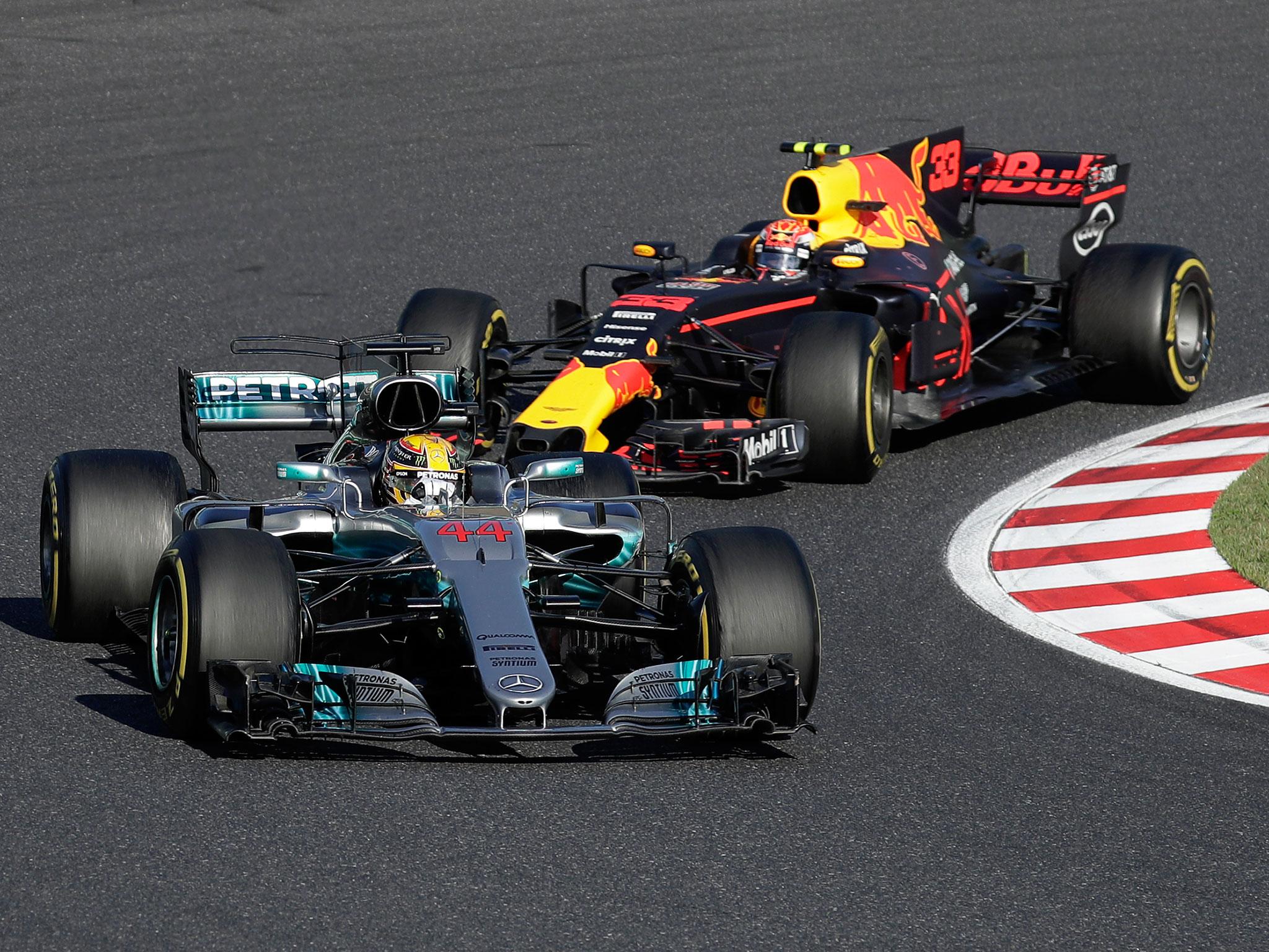 Hamilton held off Verstappen at the death