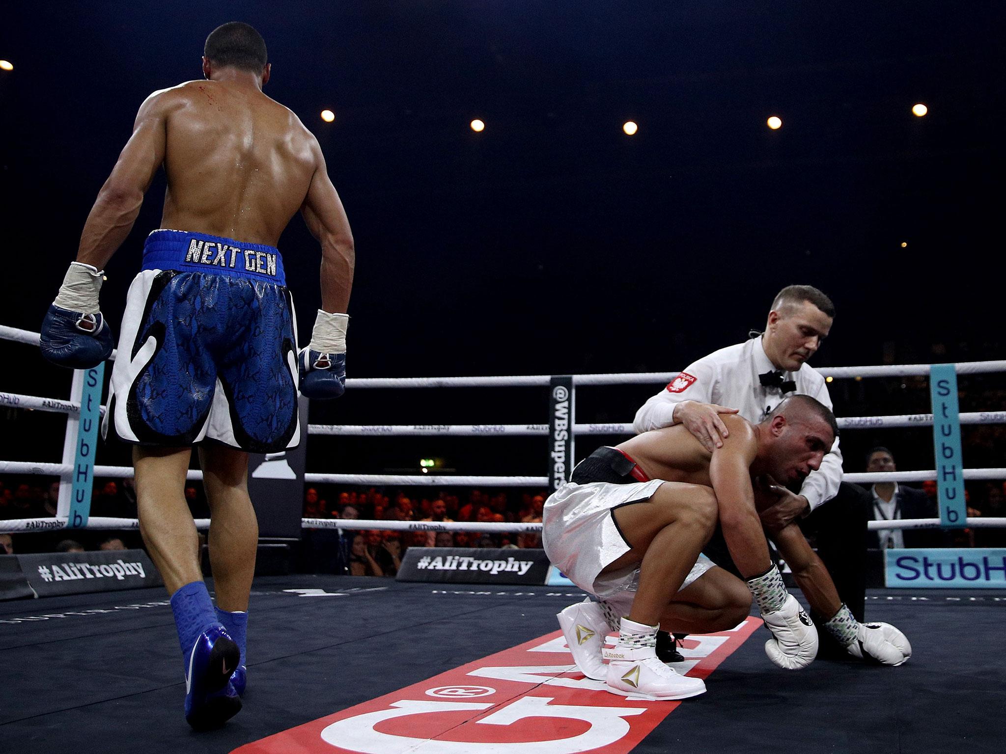 Eubank Jr will now turn his attentions to a possible fight with George Groves