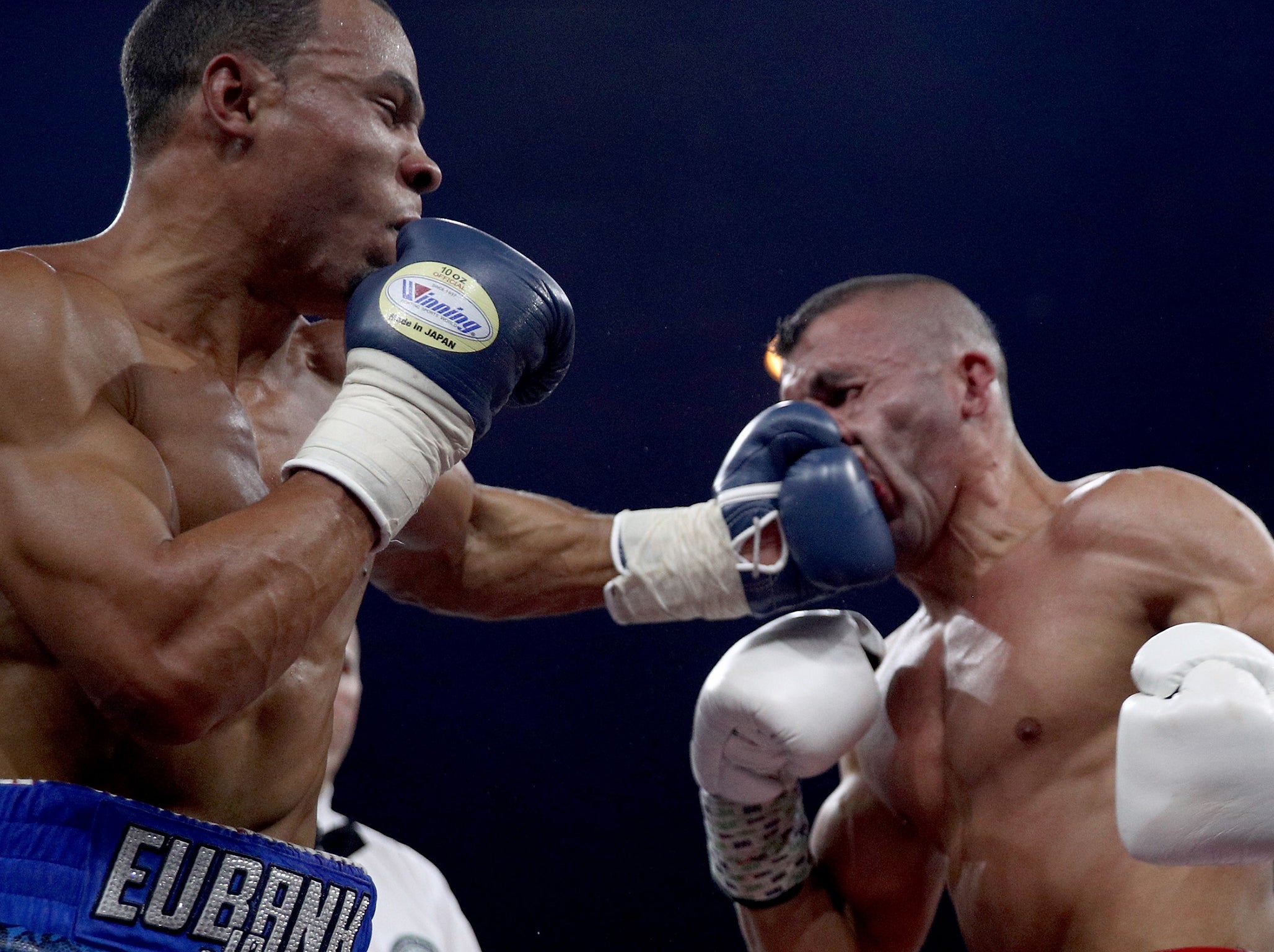 Eubank Jr won the fight in the third round