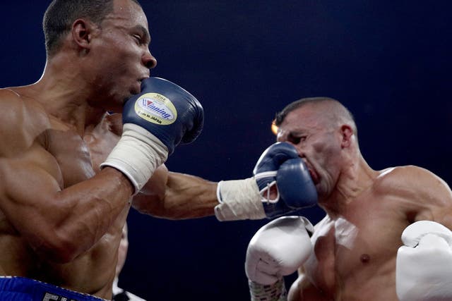 Eubank Jr won the fight in the third round