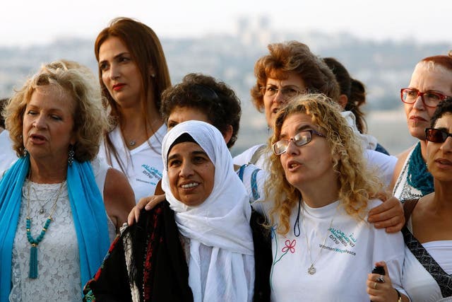 Women Wage Peace at an event earlier this year