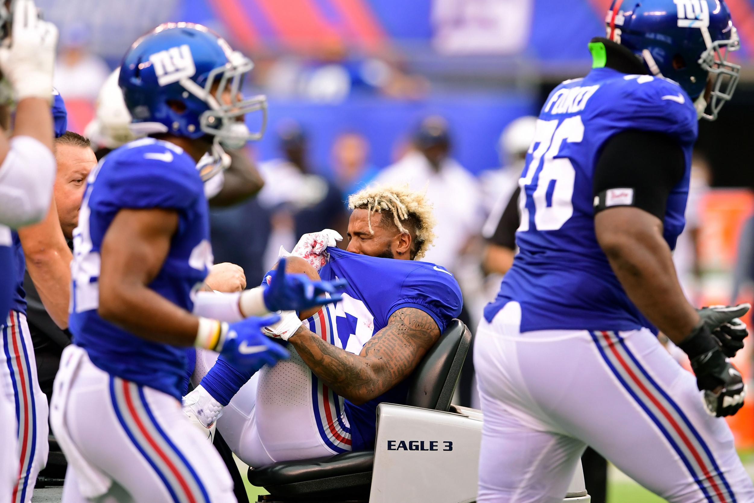 Odell Beckham could miss the rest of the Giants' season