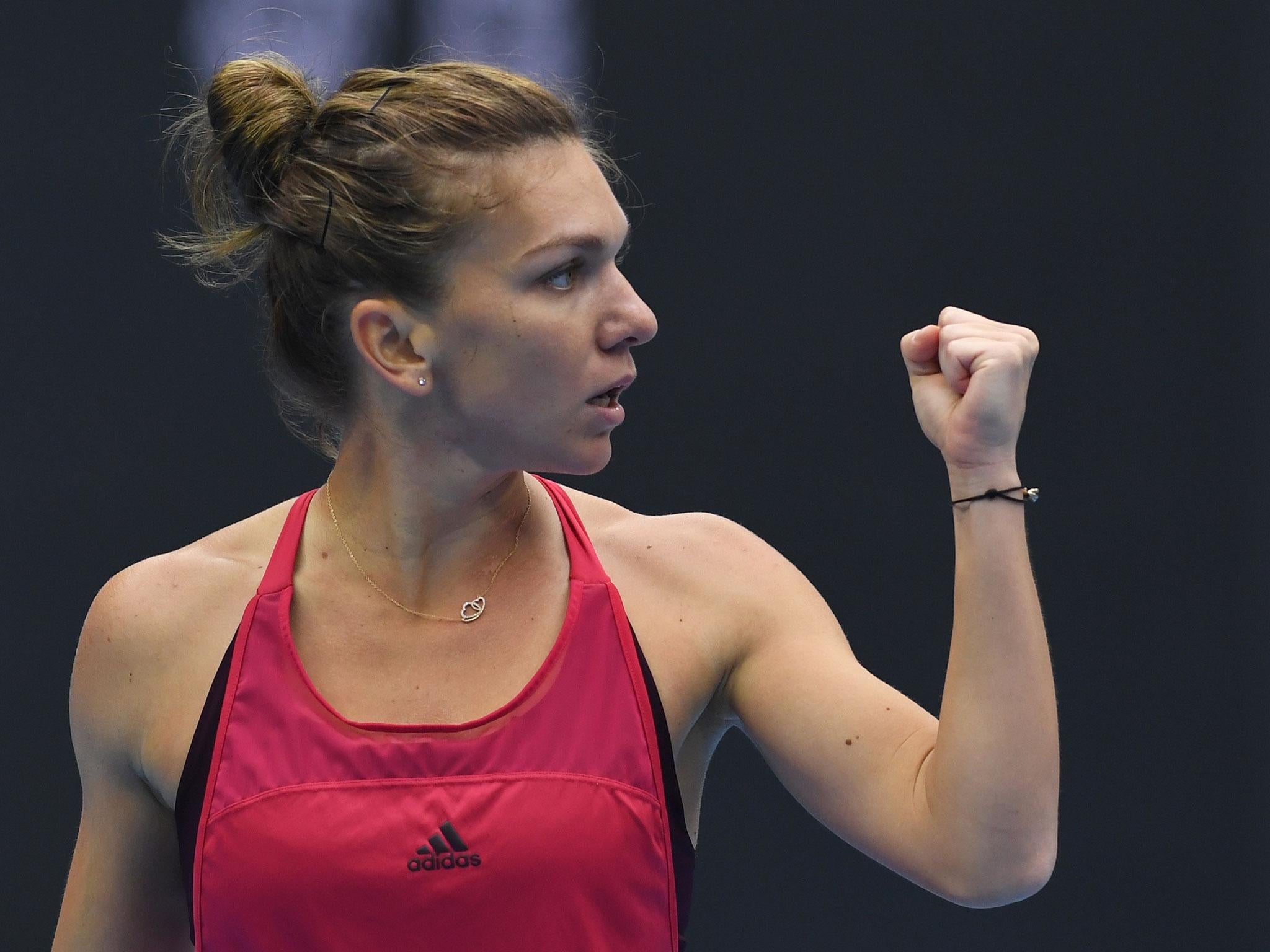 Simona Halep is on top of the world but is far from satisfied