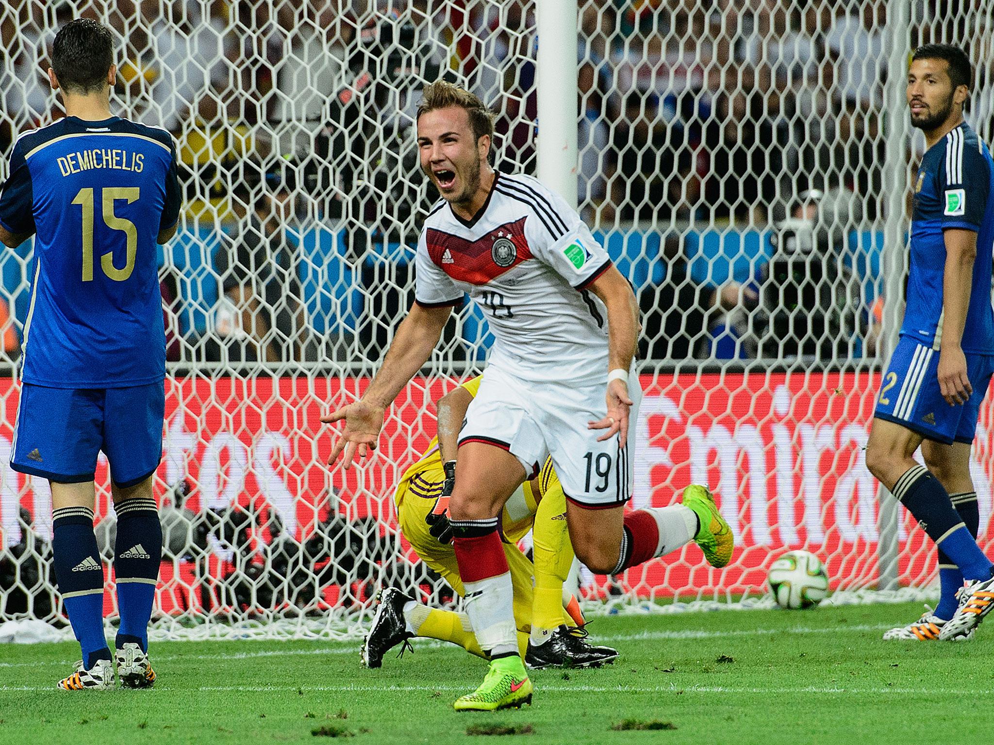 Germany finally saw off Argentina in 2014