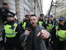 Tommy Robinson threatens to track down UK counter-terror head