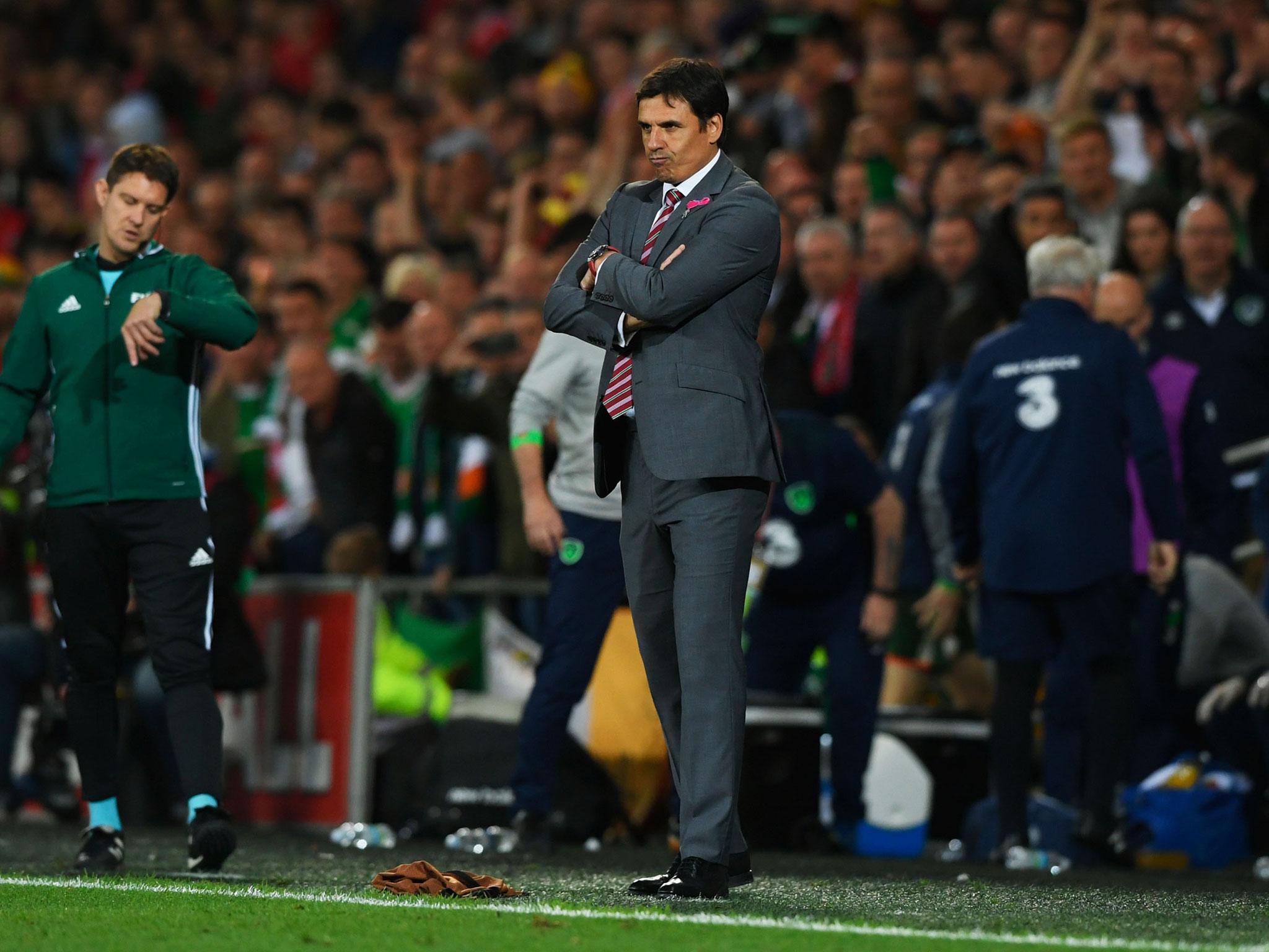 The Welshman refused to say if he'd be staying in the job