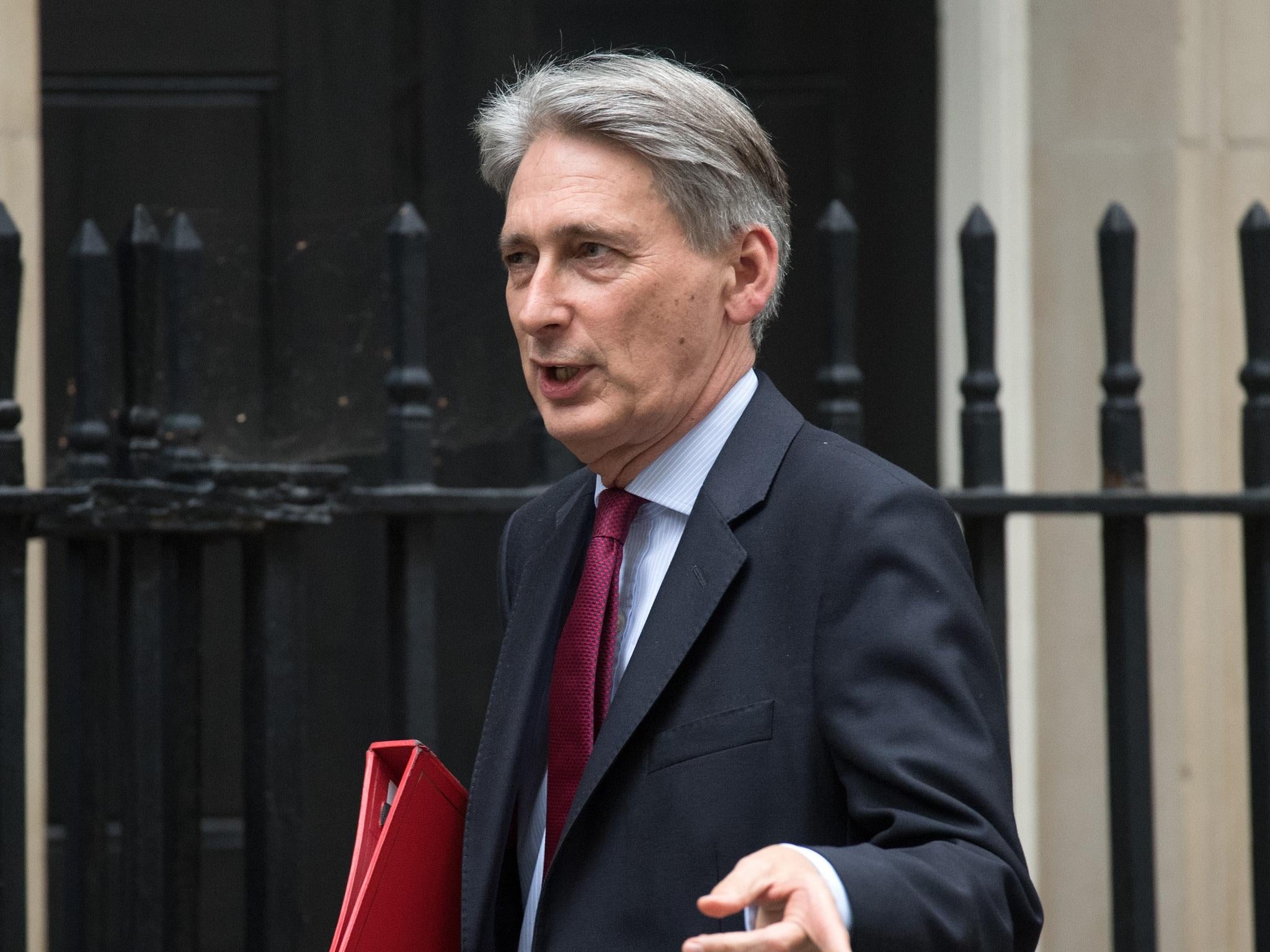 The bad news is also expected to be used by Philip Hammond as a reason why he cannot loosen the Government's purse strings
