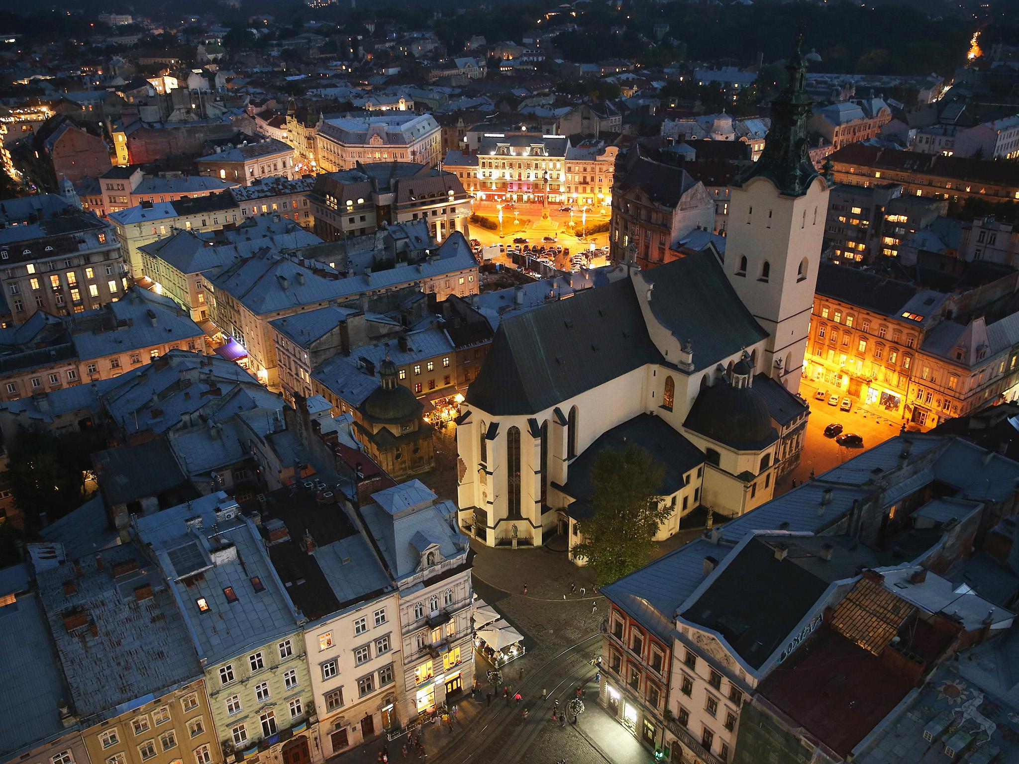 View from the top: the rooftops of the centre of the Old Town