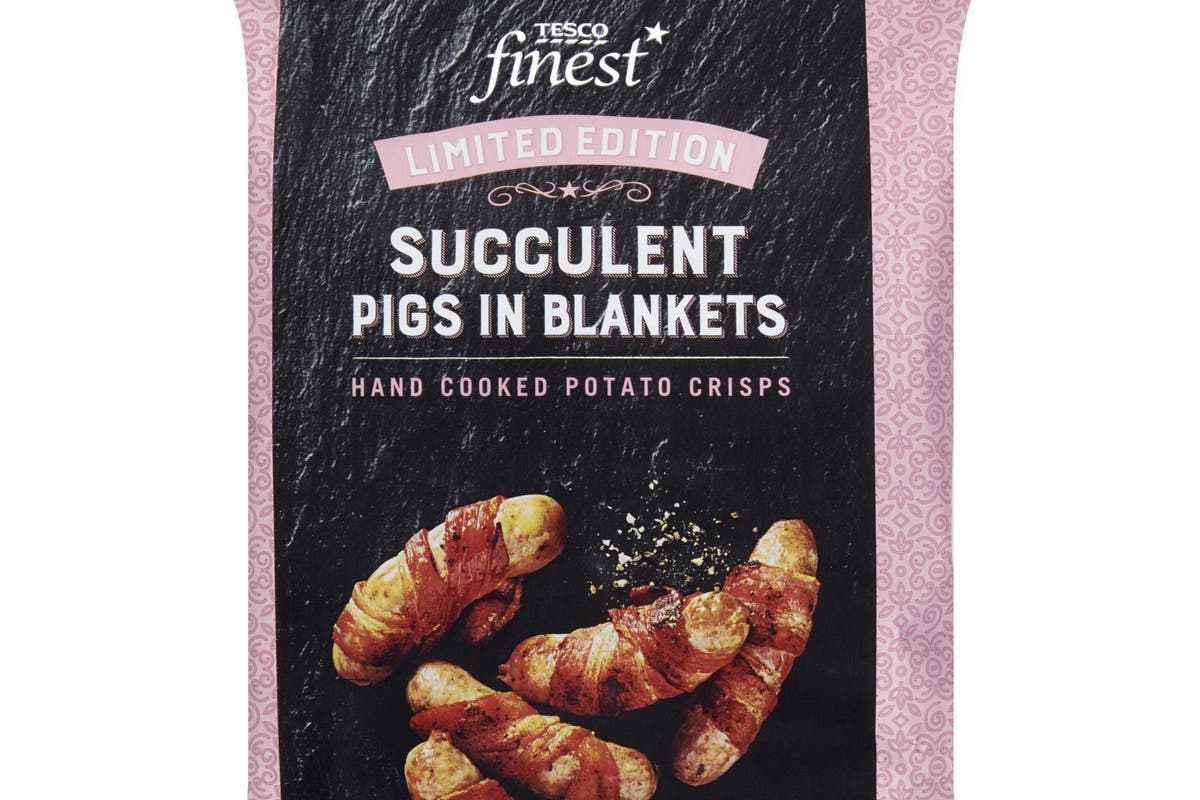 Tesco's new pigs in blanket crisps are dividing the The