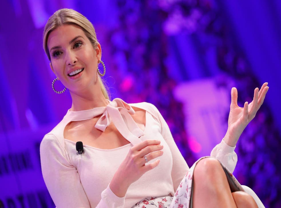 Advisor to the president Ivanka Trump speaks onstage at the Fortune Most Powerful Women Summit