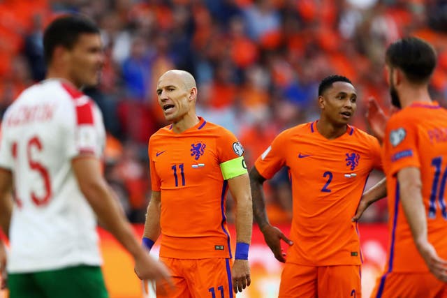 Holland have endured a difficult World Cup qualification campaign
