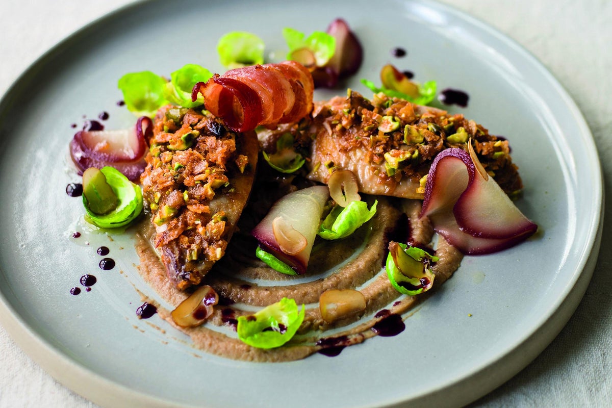 How to make Monica Galetti's partridge in a pear tree recipe | The ...