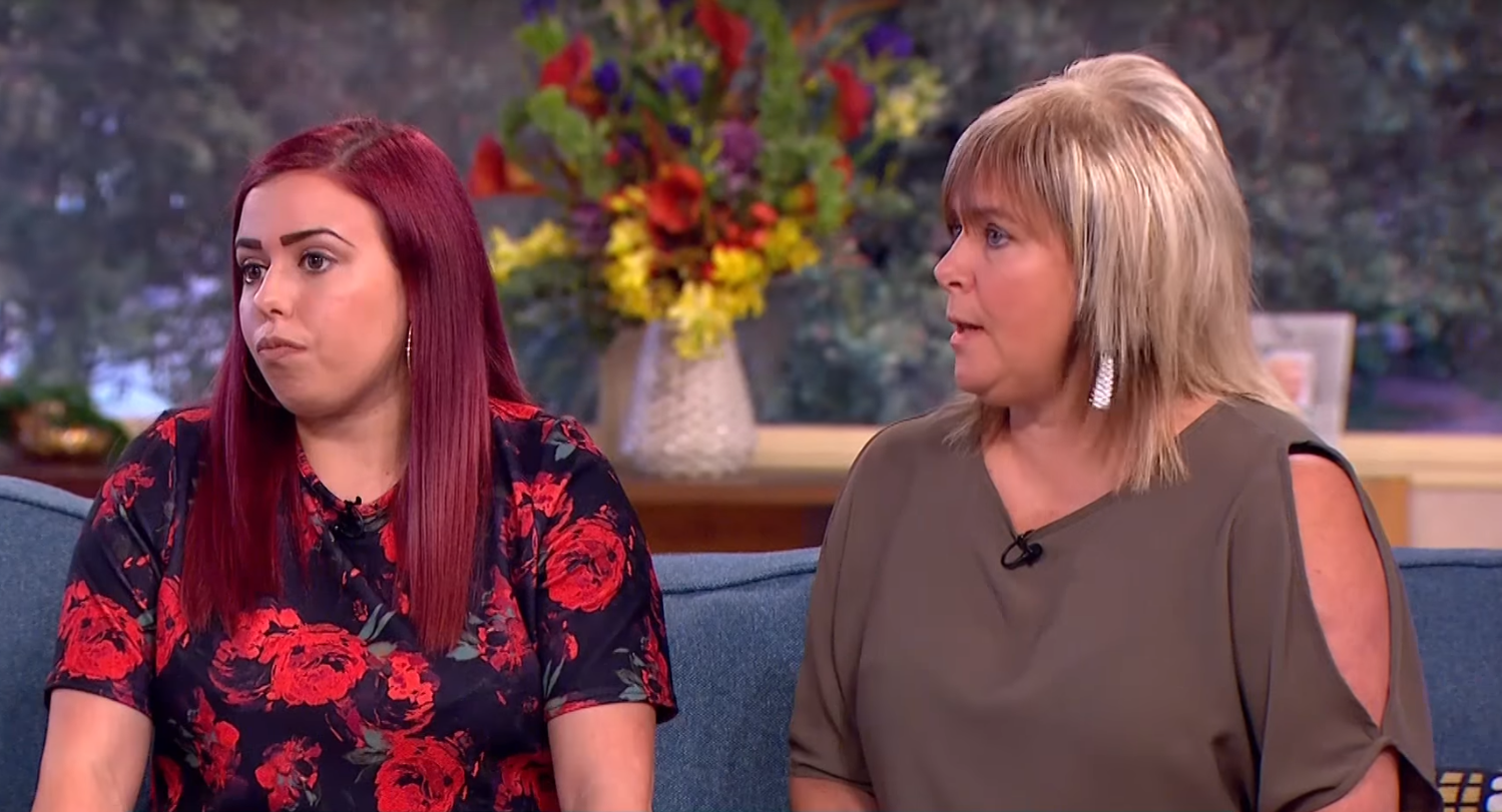 Sophie Stevenson and her mother Julie