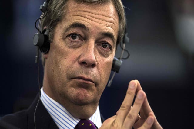 Mr Farage insisted Bolton’s refusal to quit ‘could provide a lifeline’ for the party