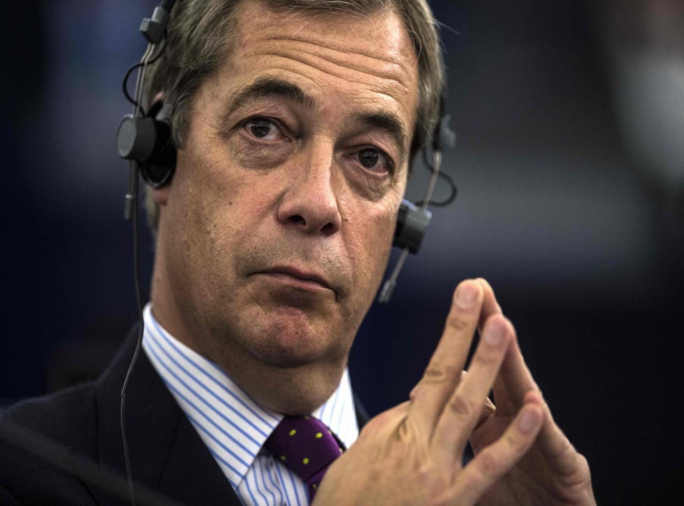 Mr Farage insisted Bolton’s refusal to quit ‘could provide a lifeline’ for the party
