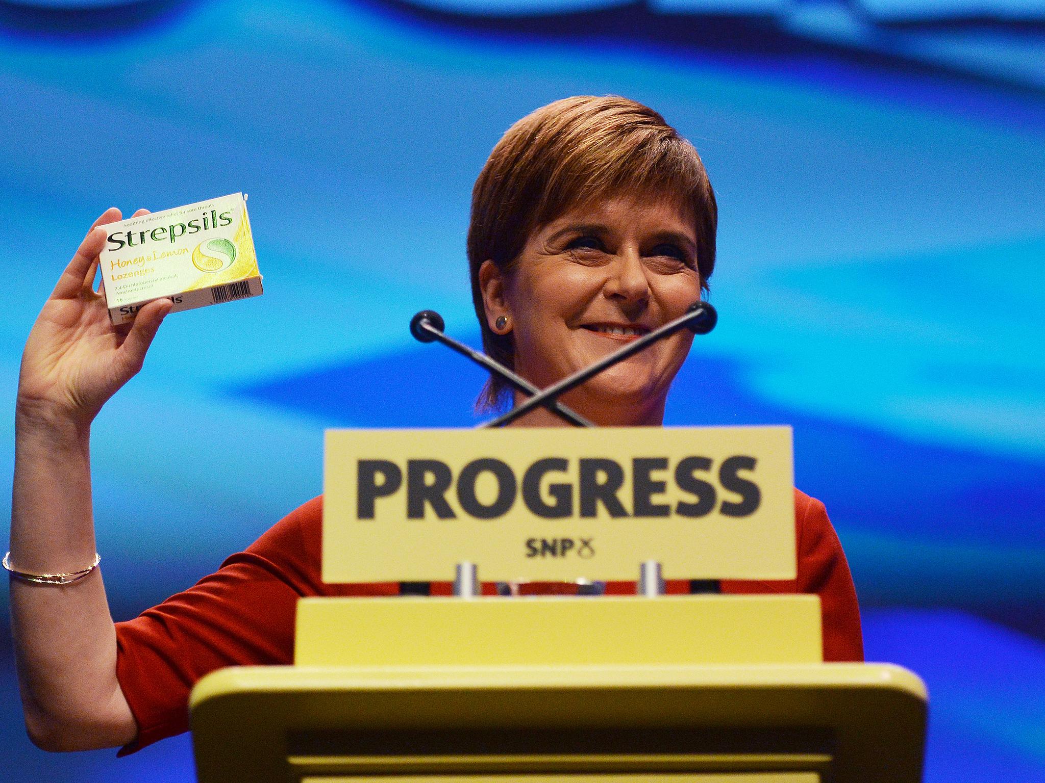 Nicola Sturgeon said there was a 'moral bankruptcy' at the heart of the Conservative Party