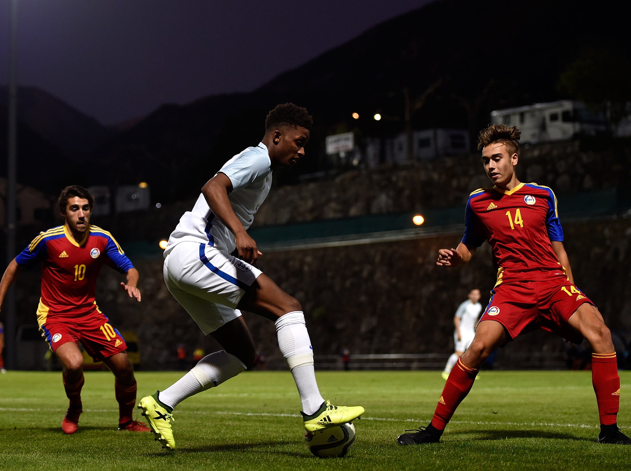 Demarai Gray in action for the young Lions