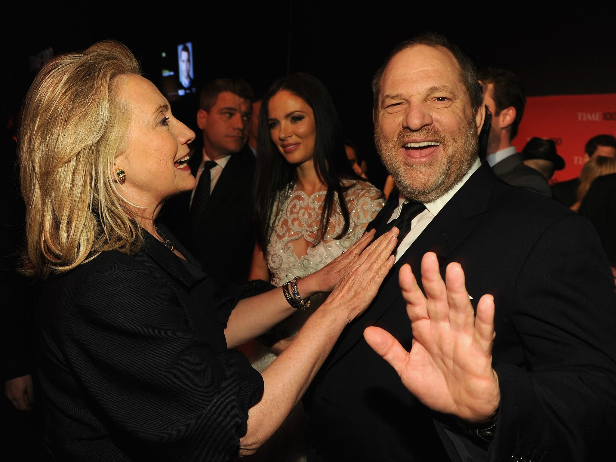 Hillary clinton response to claims of sexual harassment against Harvey Weinstein, a frequent donor to Democratic candidates