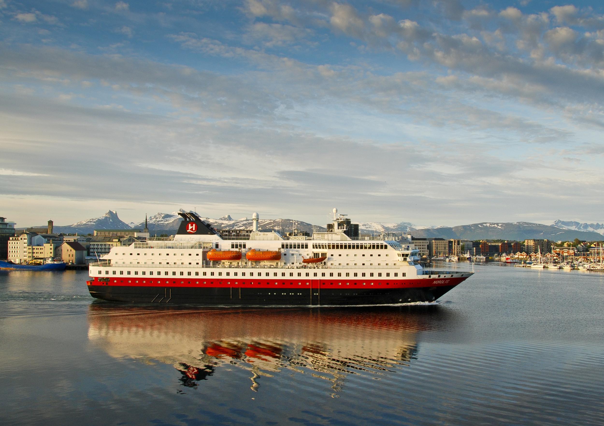 Coast clear Hurtigruten is continuing with its ferry operation around the shore of Norway