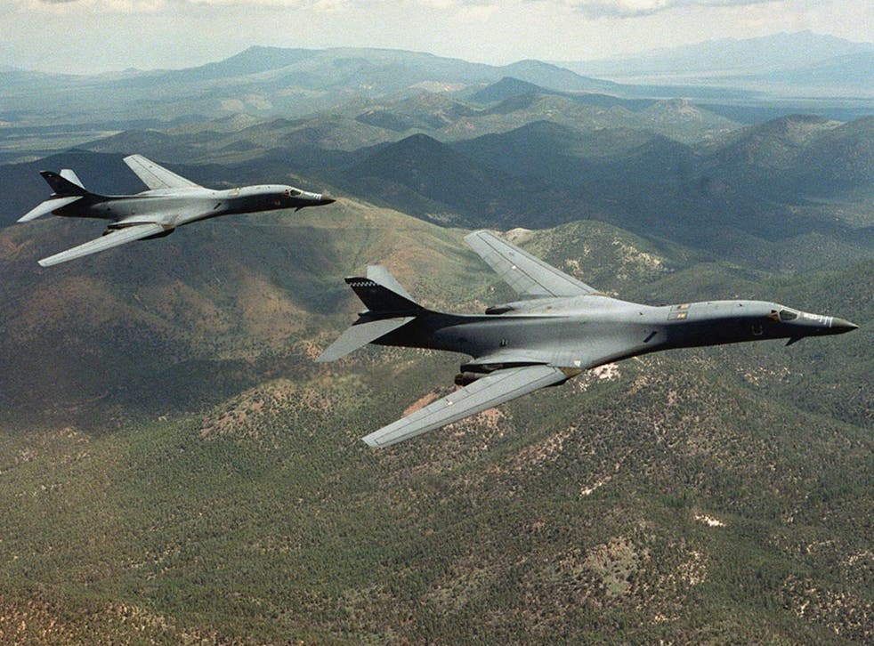 File image of US B-1B Lancer bombers