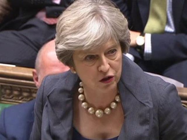 Theresa May again refused to say how she would vote in a second Brexit referendum 