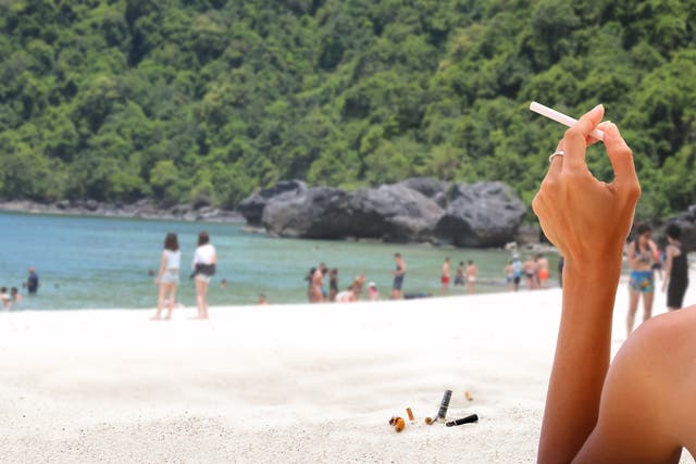 Thailand is banning smoking on 20 beaches