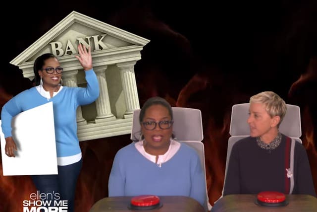 Oprah visited the bank to stand in line for fun after almost 30 years