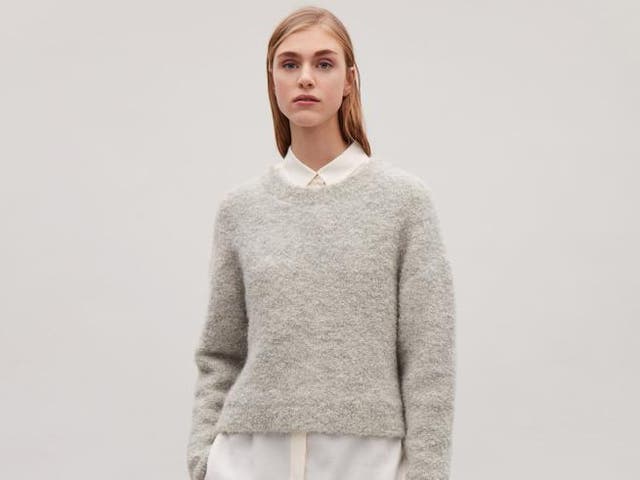 Textured Wool and Mohair Jumper, £69, Cos