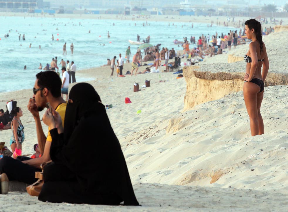Sex On Crowded Beach - What not to do in Dubai as a tourist | The Independent | The Independent