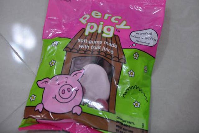 A bag of Percy Pig sweets now cost £1.65