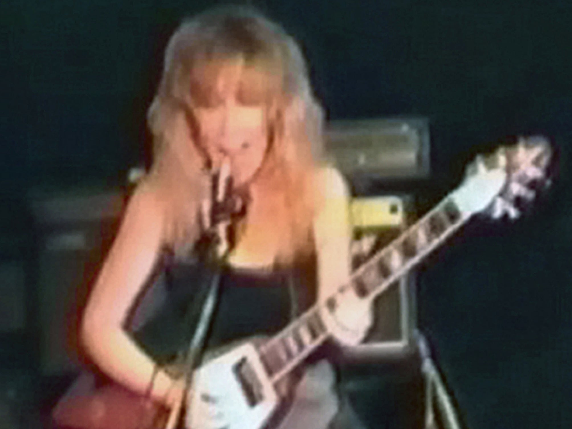 Sally Anne Jones sang and played guitar in all-girl punk rock band Krunch