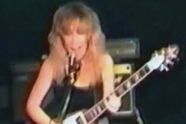 Sally Anne Jones sang and played guitar in all-girl punk rock band Krunch