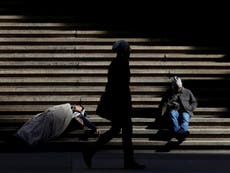 Number of homeless elderly people surges by 100% in seven years