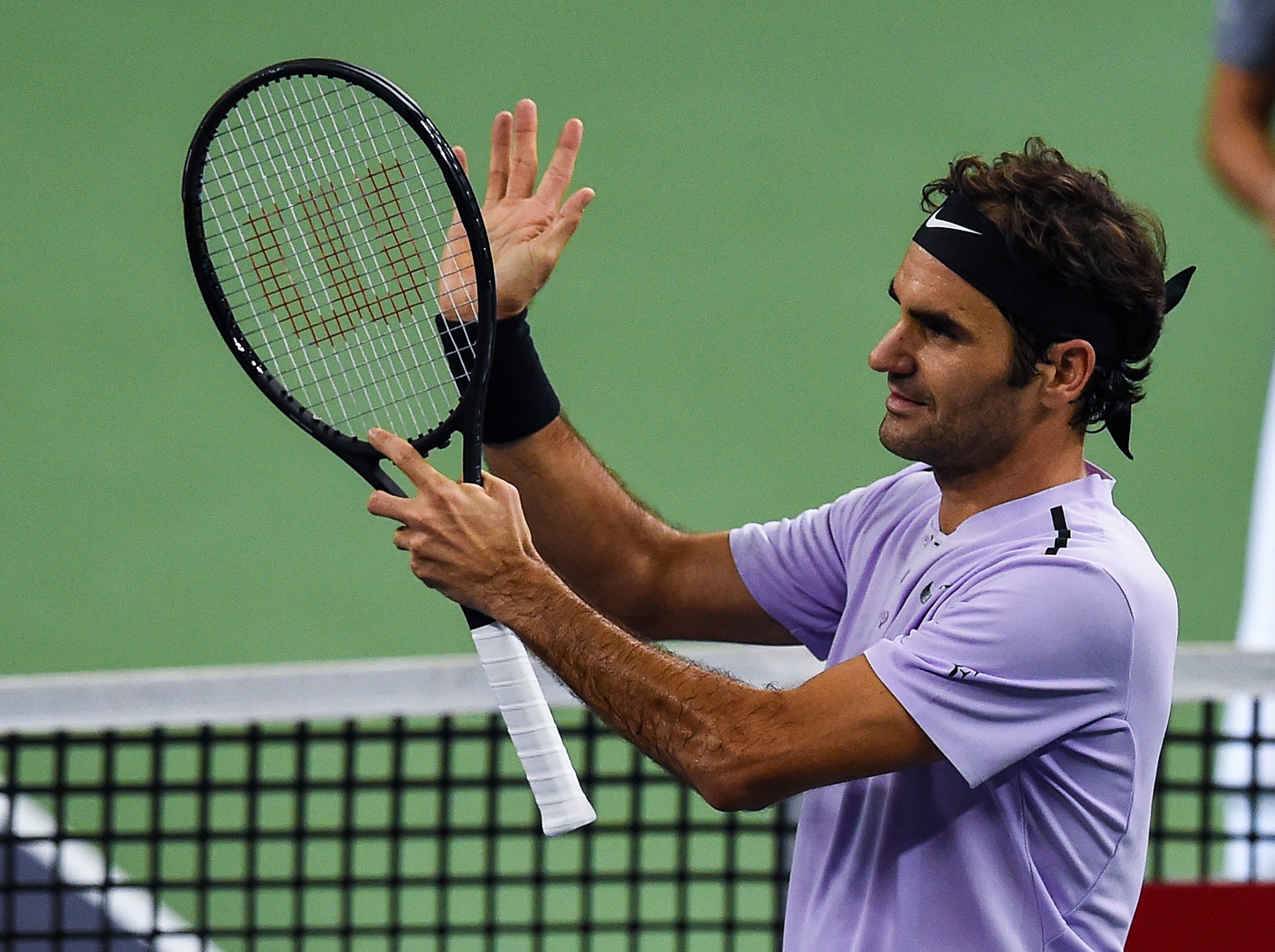 Federer is in pursuit of his second Shanghai Masters title