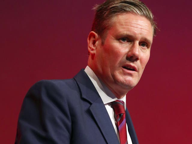 Shadow Brexit Secretary Keir Starmer