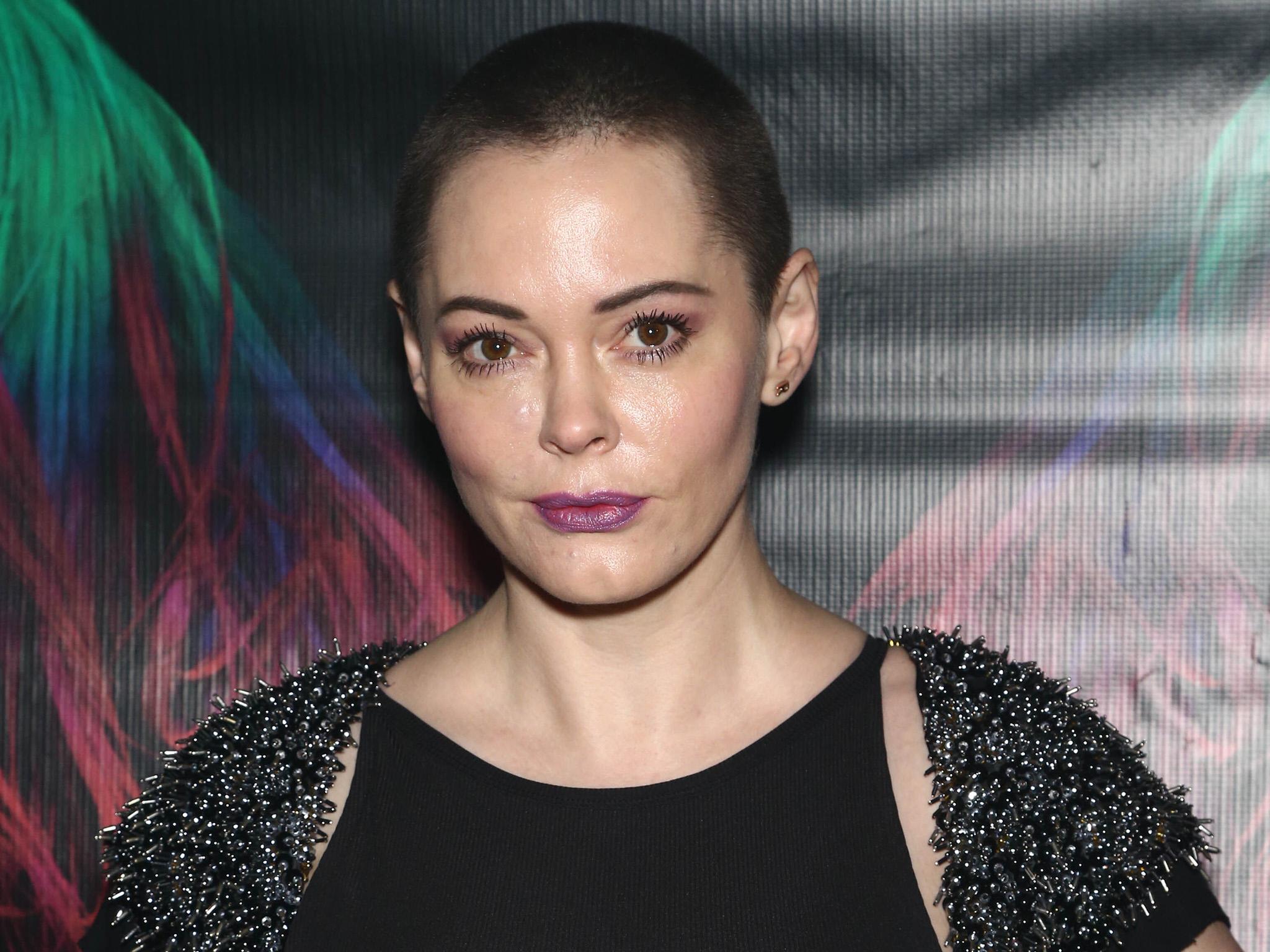 rose mcgowan without makeup