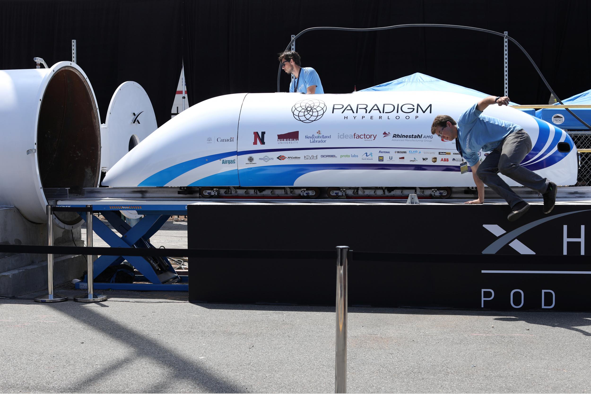 Hyperloop One pods matches the speed taken by planes due to its low drag