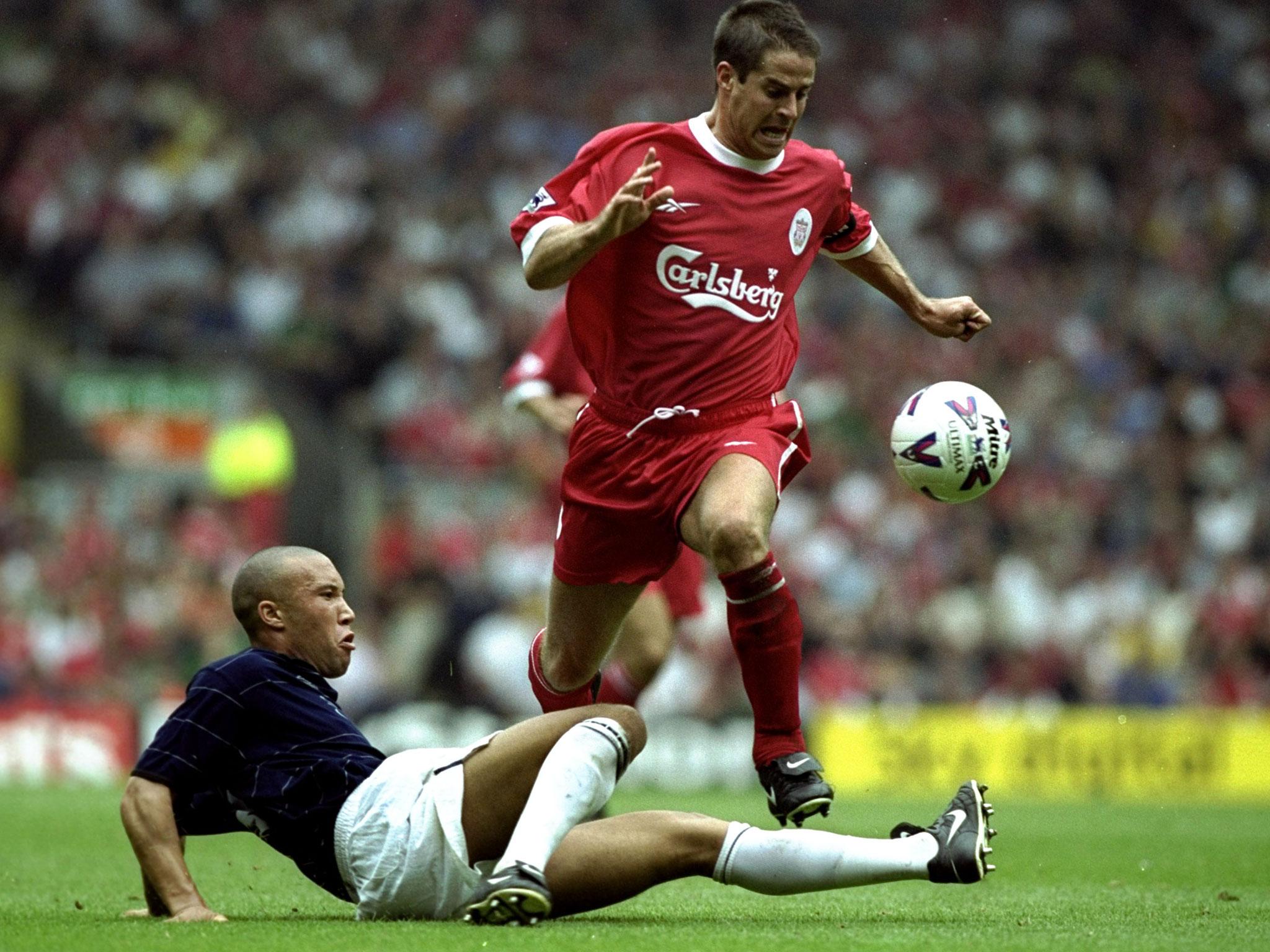 
Silvestre made his United debut at Anfield in a thriller 