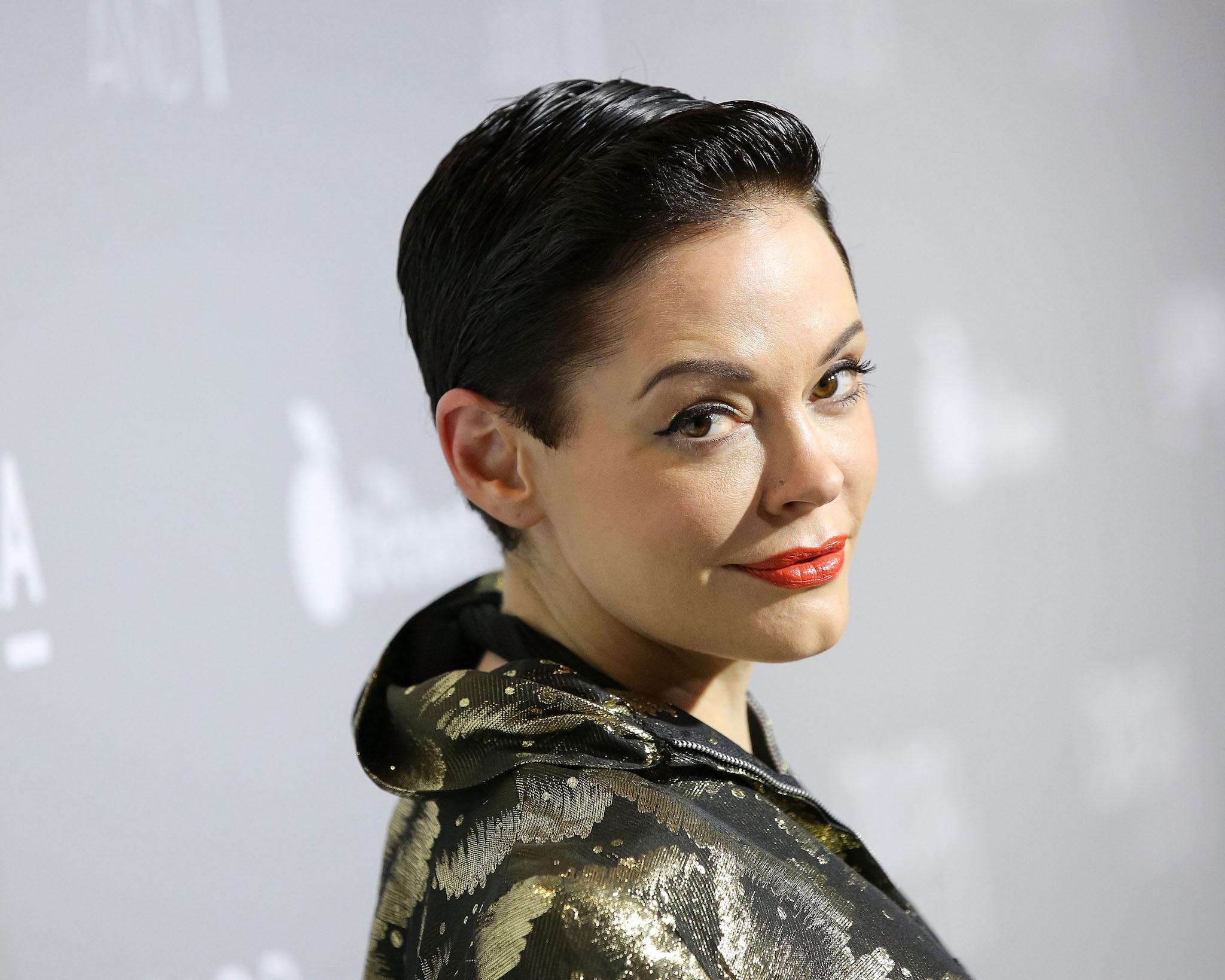 Rose McGowan had called on her followers to 'be her voice'