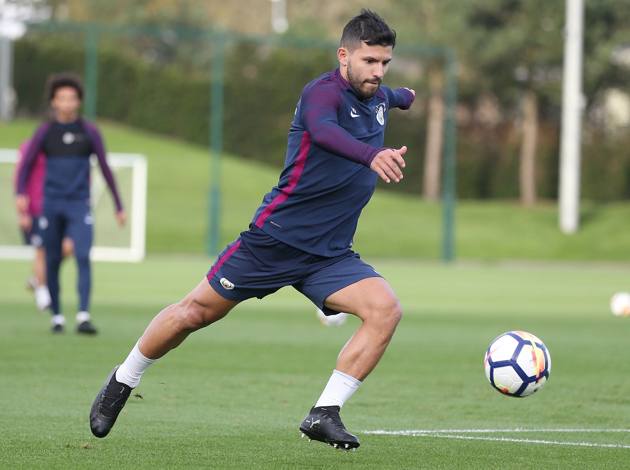 Aguero has returned to training for Manchester City