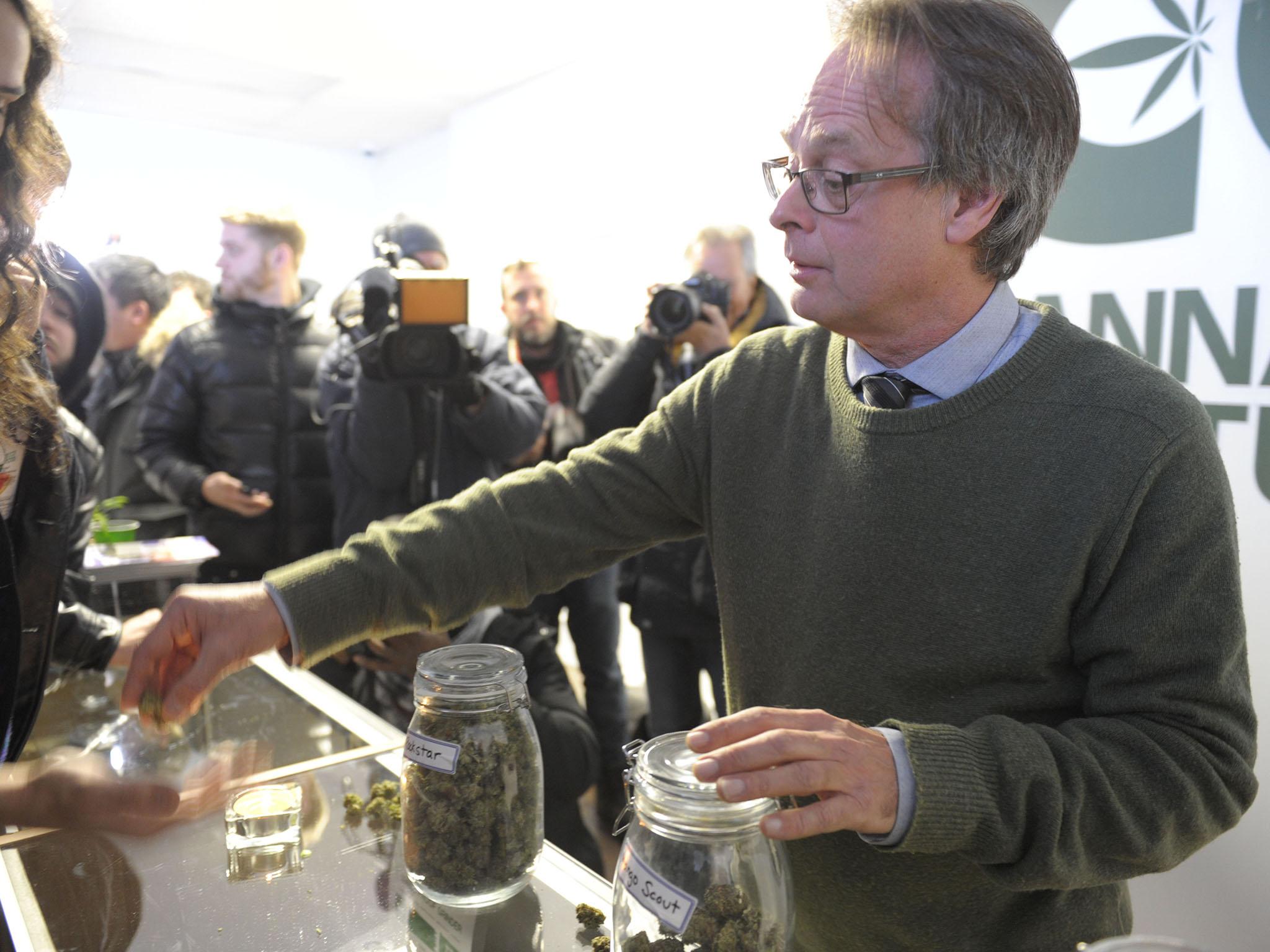 Researchers think the legal cannabis market will be worth $10.2bn (£6.2bn) by 2018 (AFP/Getty)