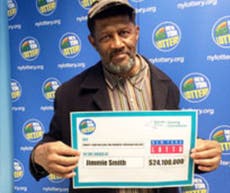 Grandfather discovers $24m winning lottery ticket in old shirt 