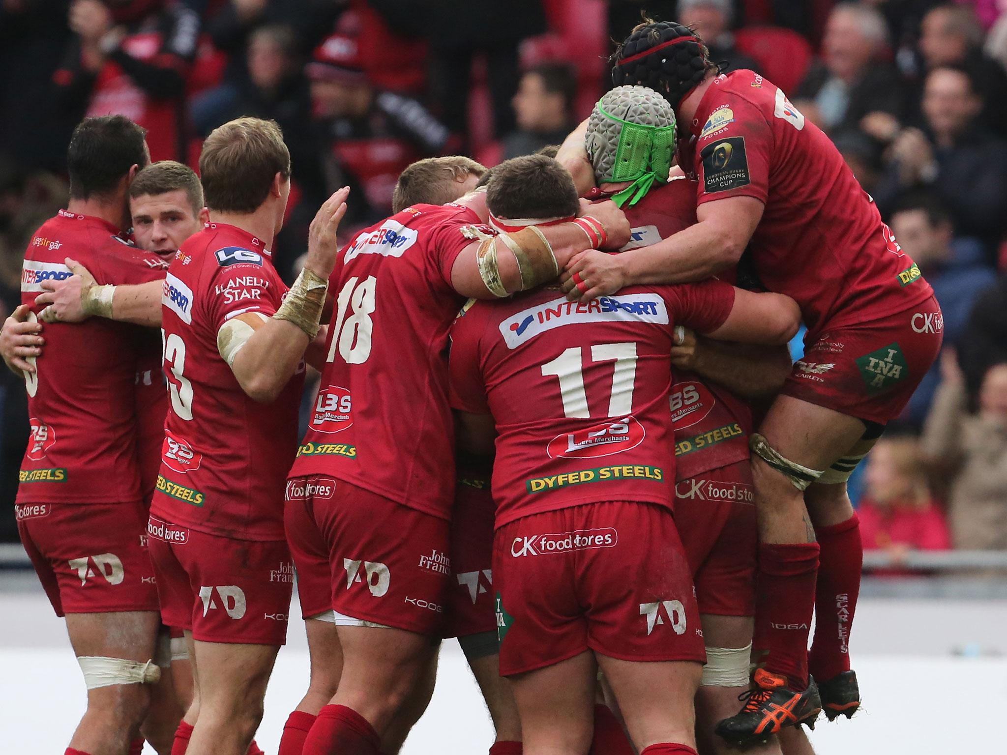 &#13;
Scarlets face three-time European champions Toulon on Sunday &#13;