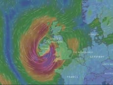 How Hurricane Ophelia developed into UK's worst storm in 30 years
