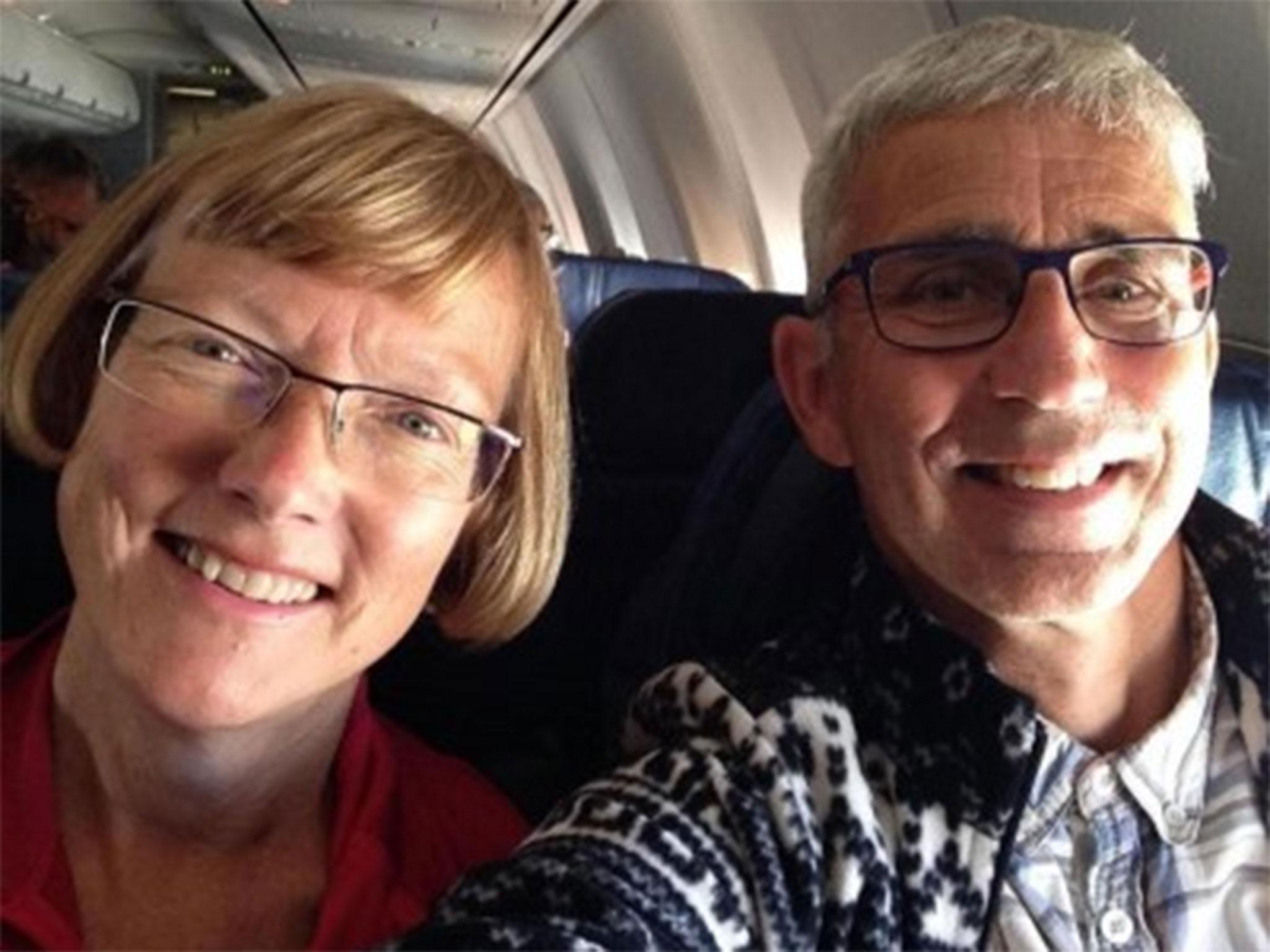 Roger Stotesbury was in the last few weeks of his travels around the world with his wife Hilary