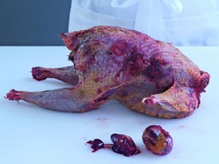 inima, rinichii și pipota s-au separat de celelalte măruntaie