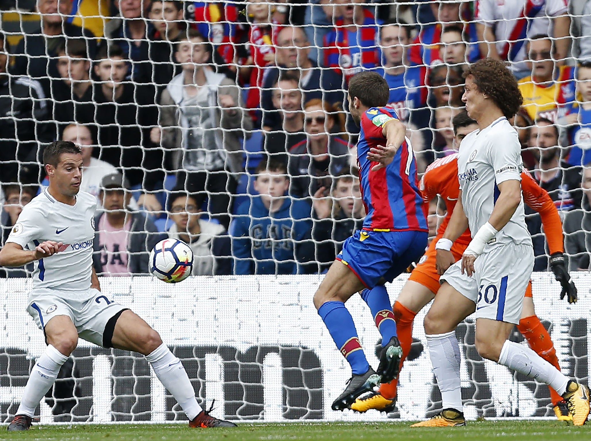 Palace scored a fortuitous opening goal