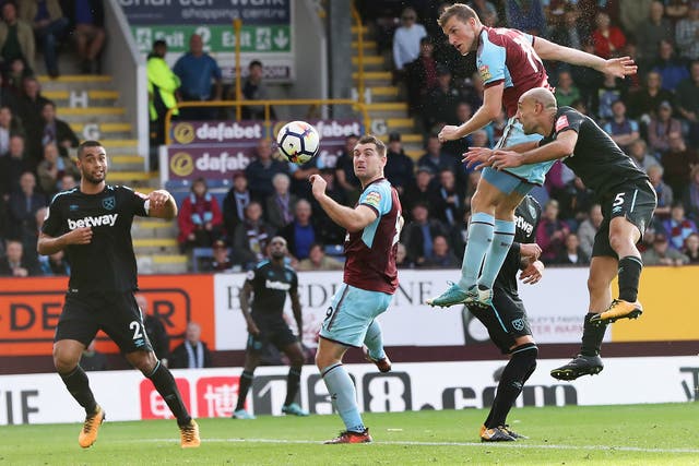 Wood scored a late, late equaliser for in-form Burnley