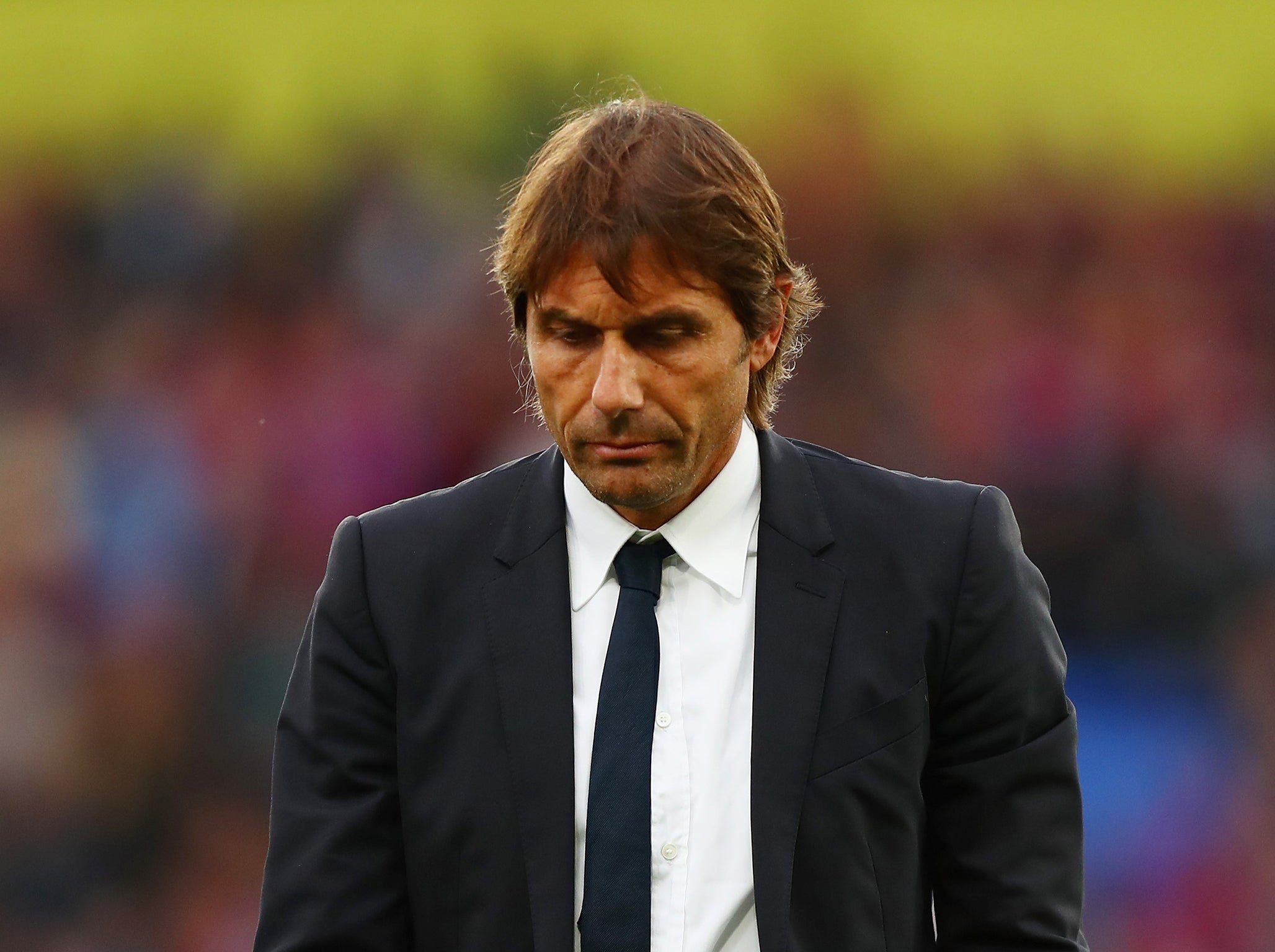 Conte was desperately disappointed with the surprise defeat